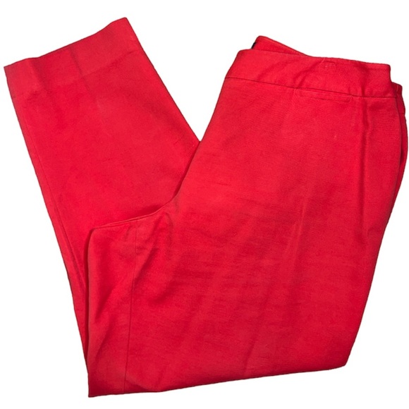 Red Talbots Curvy Pants - Picture 1 of 7
